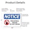 Signmission Industrial Water Do Not Drink, 10 in W x Rectangle, Plastic OS-2PACK-NS-P-710-L-13693 - alternate 2